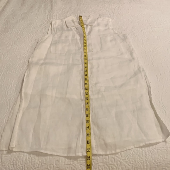 Chico’s 100% Linen Women’s Sleeveless Tunic - Picture 15 of 15